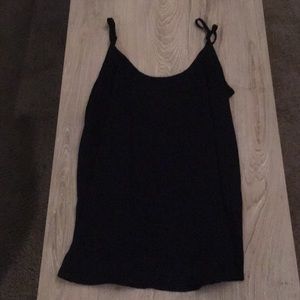 Black tank top